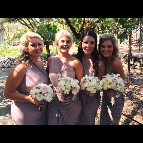 Pia Gladys Perey Ingrid Bridesmaid Dress in Latte - Picture 4 of 4